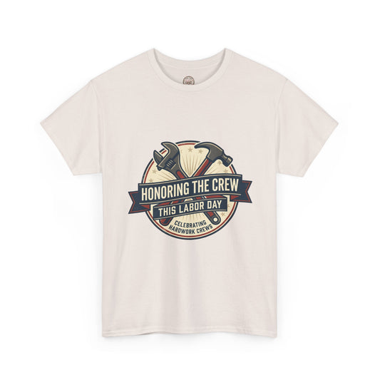Labor Day Crew T‑Shirt — "Honoring the Crew" Vintage Workwear Tee