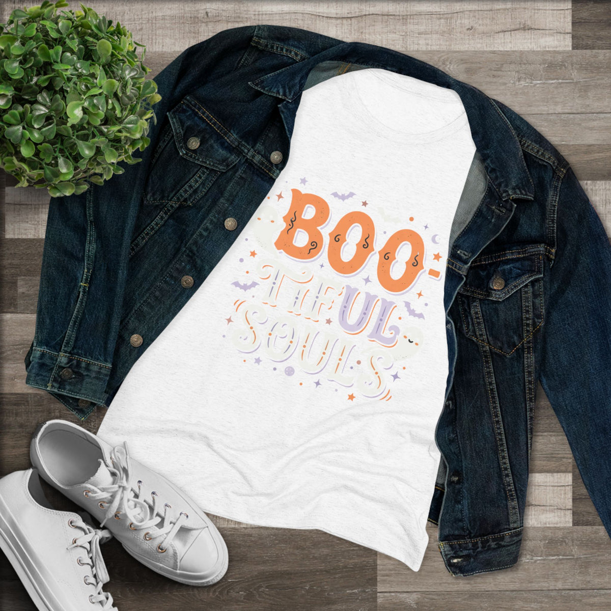 Boo-iful Souls Tee | Halloween Ghost Typography Shirt