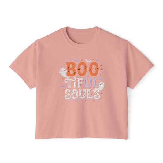 Boo-tiful Souls Tee | Halloween ghosts, pastel spooky design
