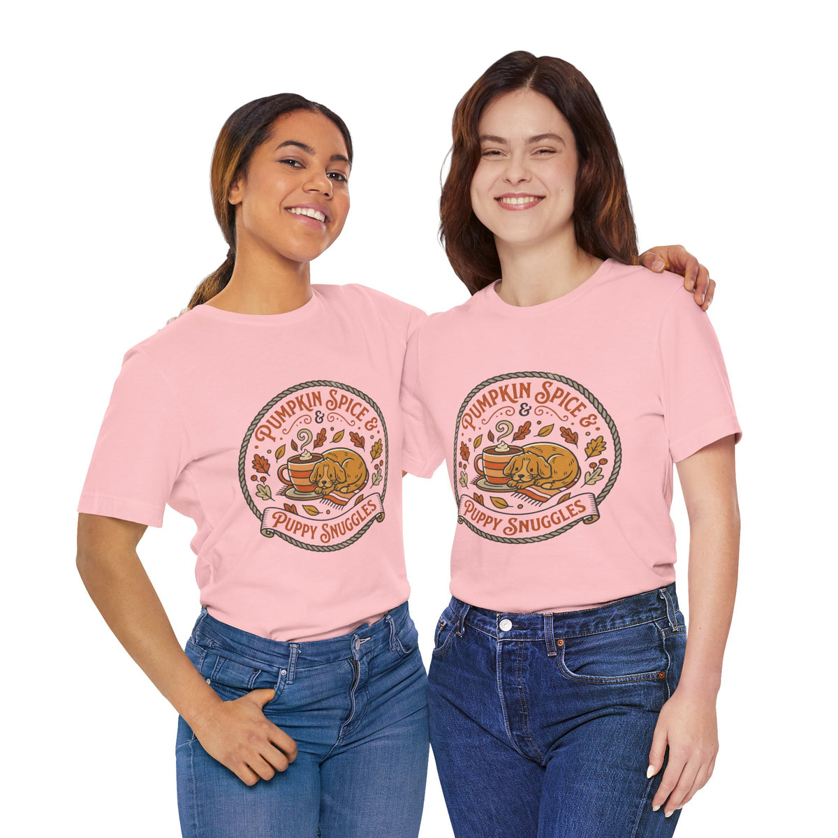 Pumpkin Spice & Puppy Snuggles Tee