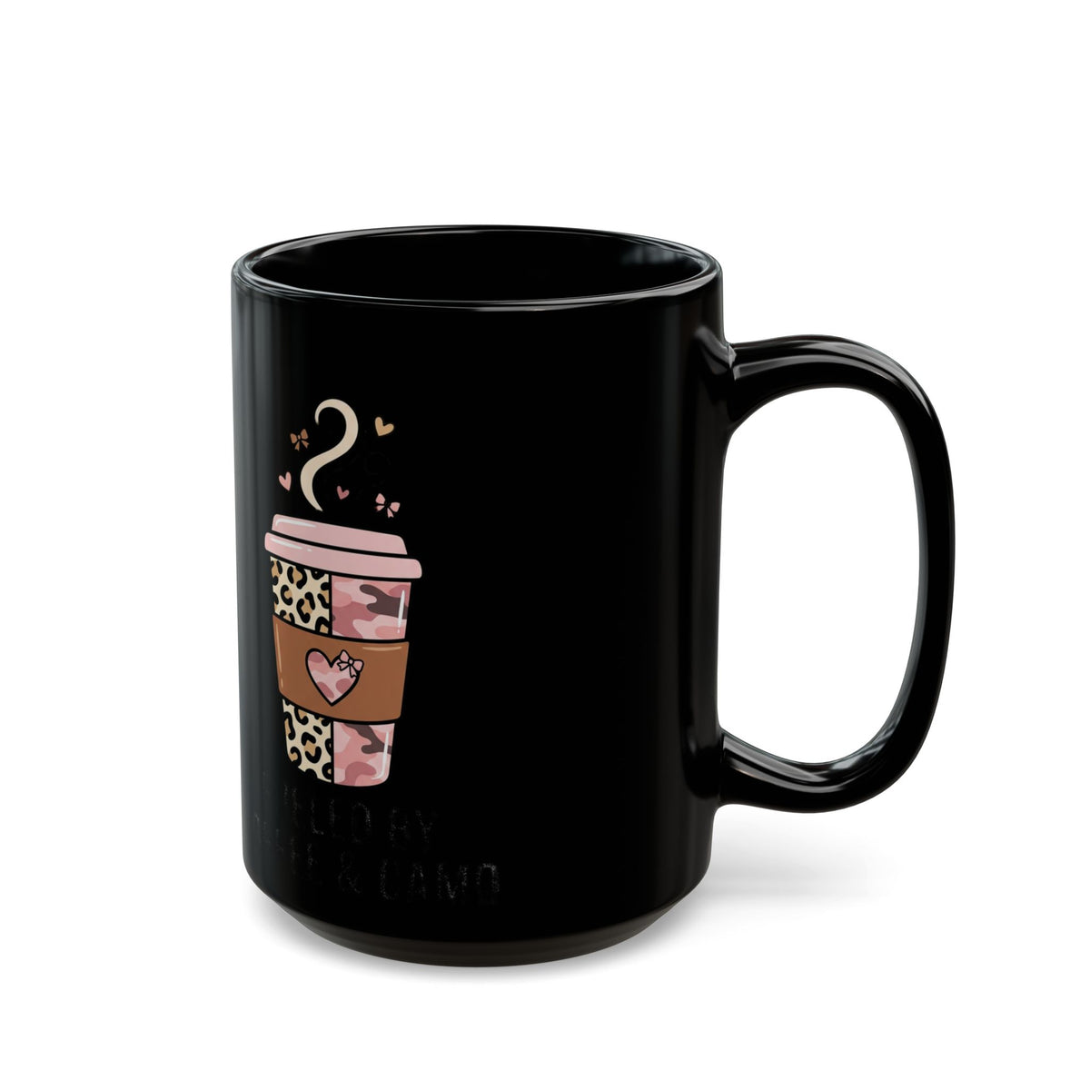 Leopard Pink Coffee Cup Mug – Cute Travel Cup Design, ‘Coffee Queen’ Gift