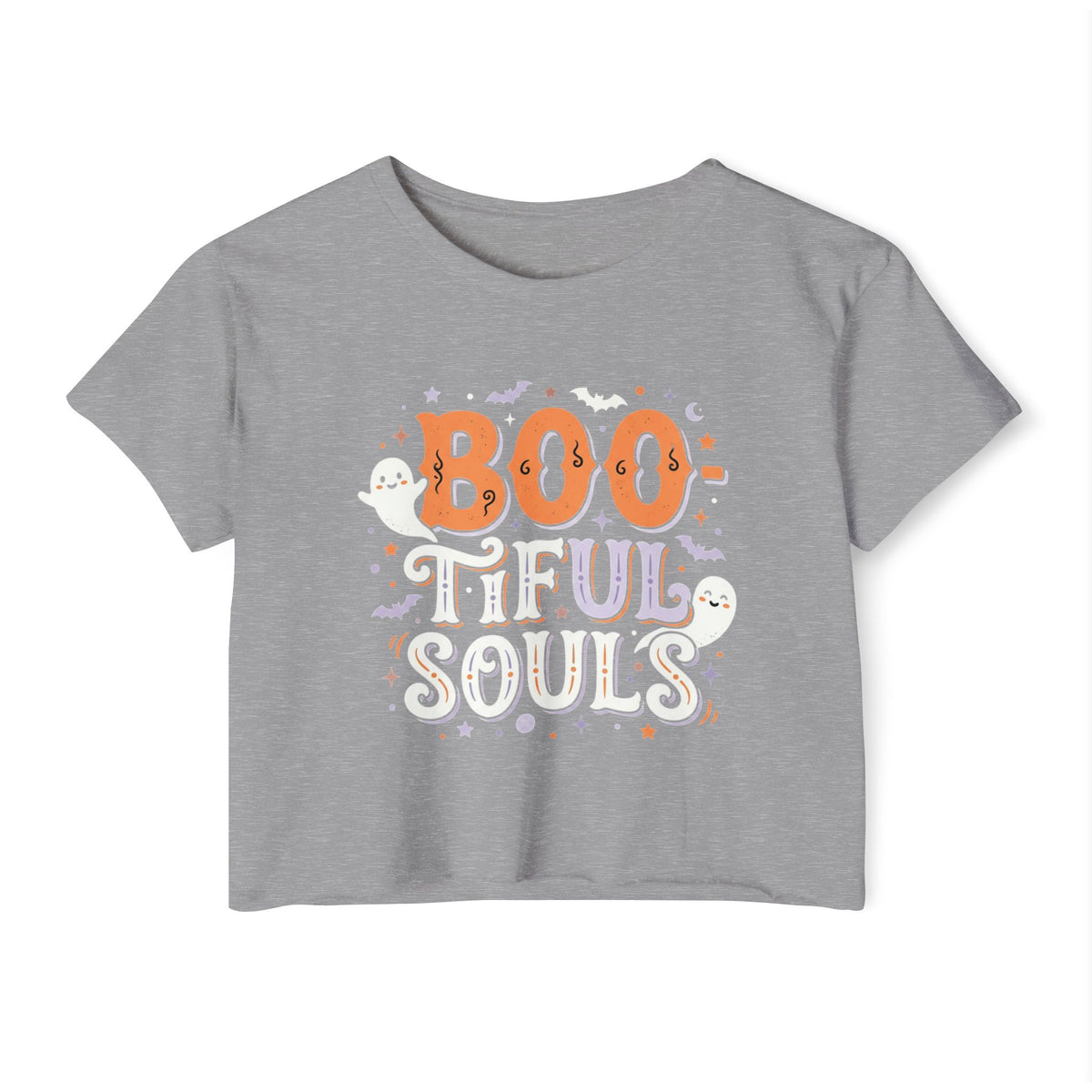 BOO-tiful Souls Crop Top | Halloween spooky lettering