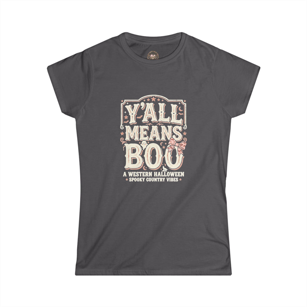 Women’s Black Softstyle Tee — Classic Comfortable Everyday Crewneck