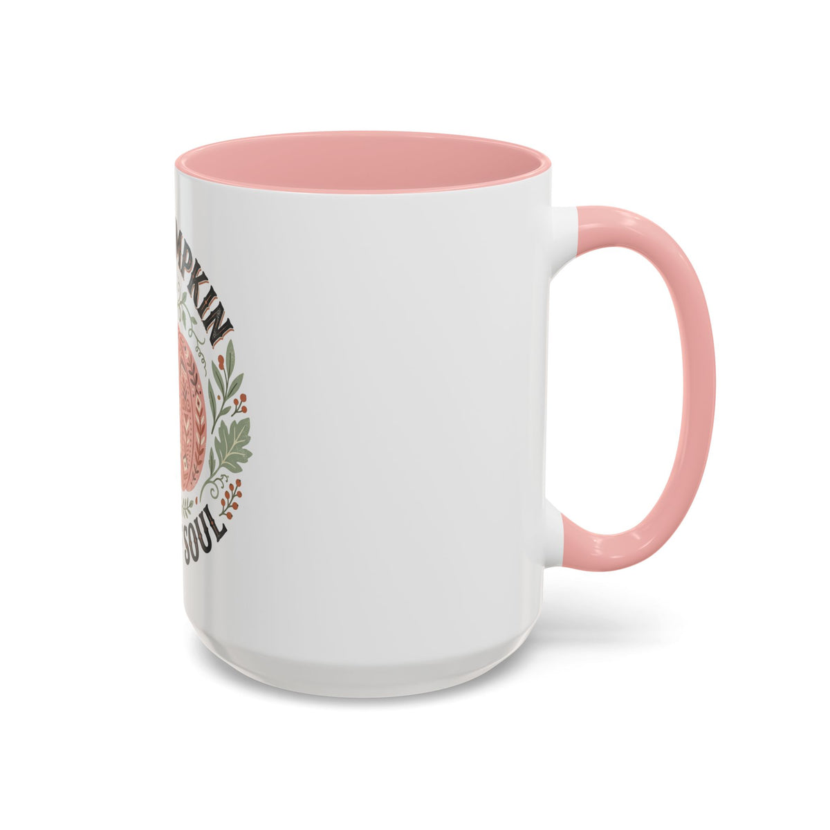 Pink Pumpkin Coffee Mug — "Pink Pumpkin Kind of Soul" Accent Mug