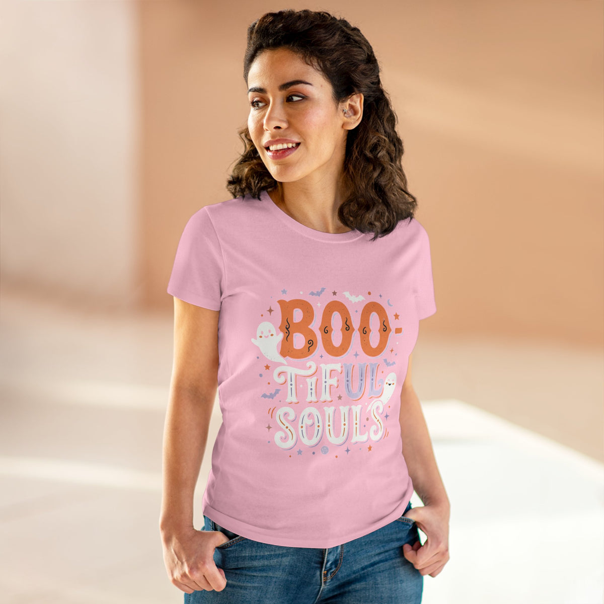 Boo-tiful Souls Tee | Halloween ghosts, bats, spooky lettering