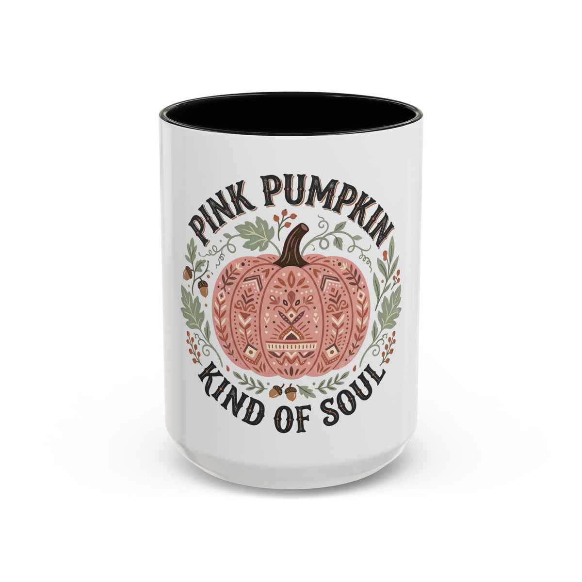Pink Pumpkin Coffee Mug — "Pink Pumpkin Kind of Soul" Accent Mug