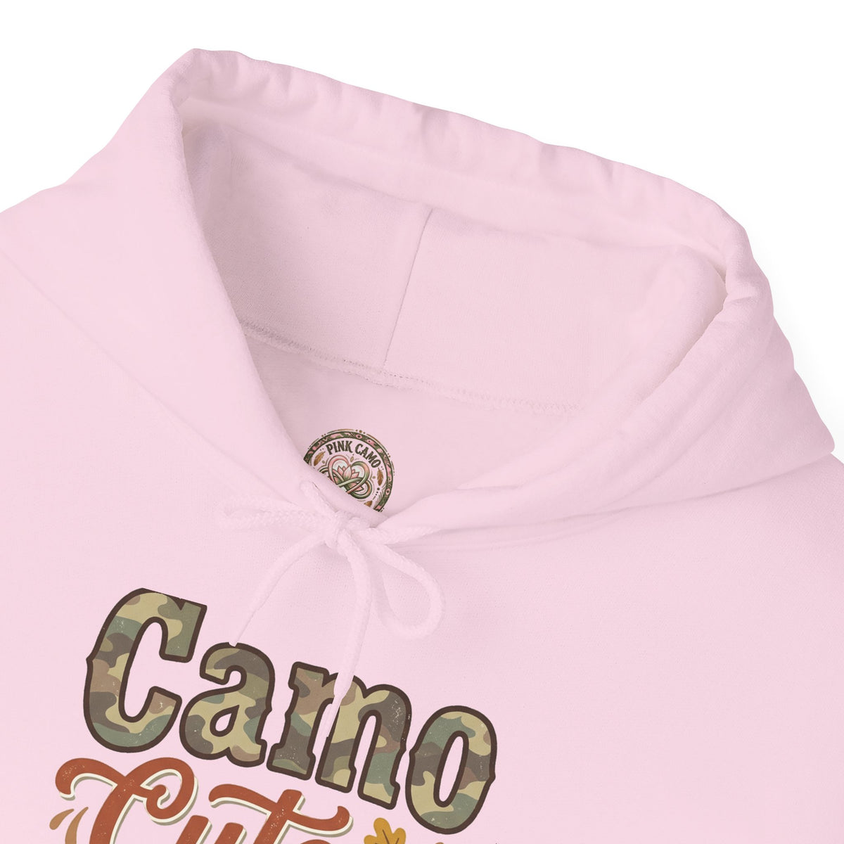 Camo Cute for Fall Hoodie — Autumn Camo Graphic Pullover for Women & Kids