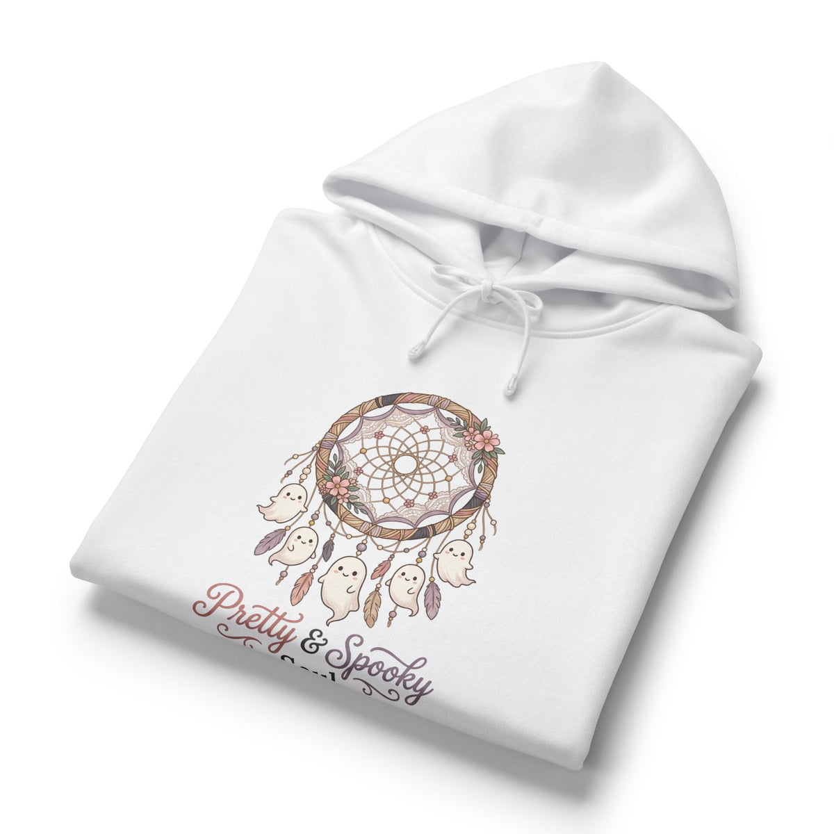 Dreamcatcher Hoodie — "Pretty & Spooky Soul" Boho Graphic Hoodie