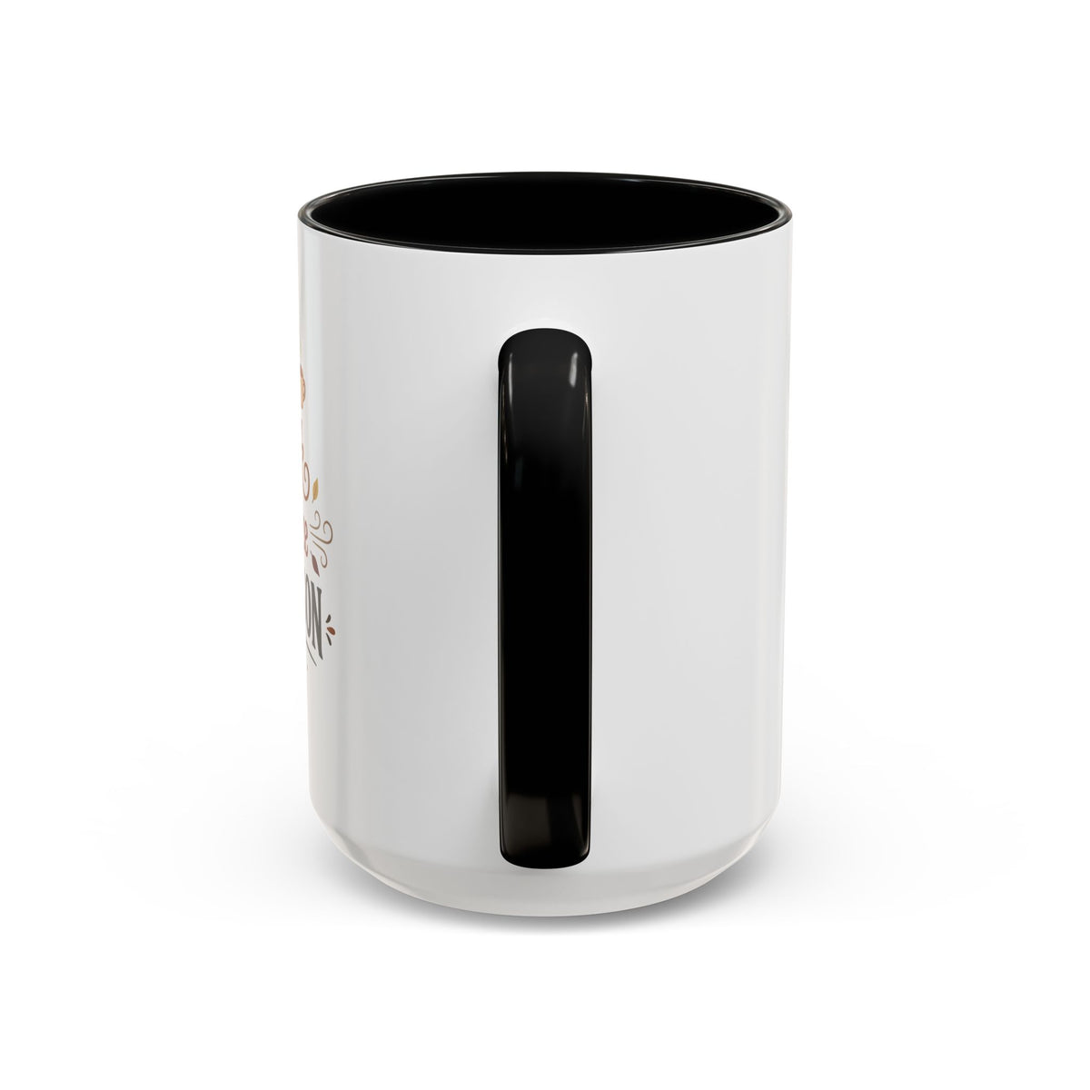 Cozy Season Accent Coffee Mug – "Warm Drink, Cold Breeze"
