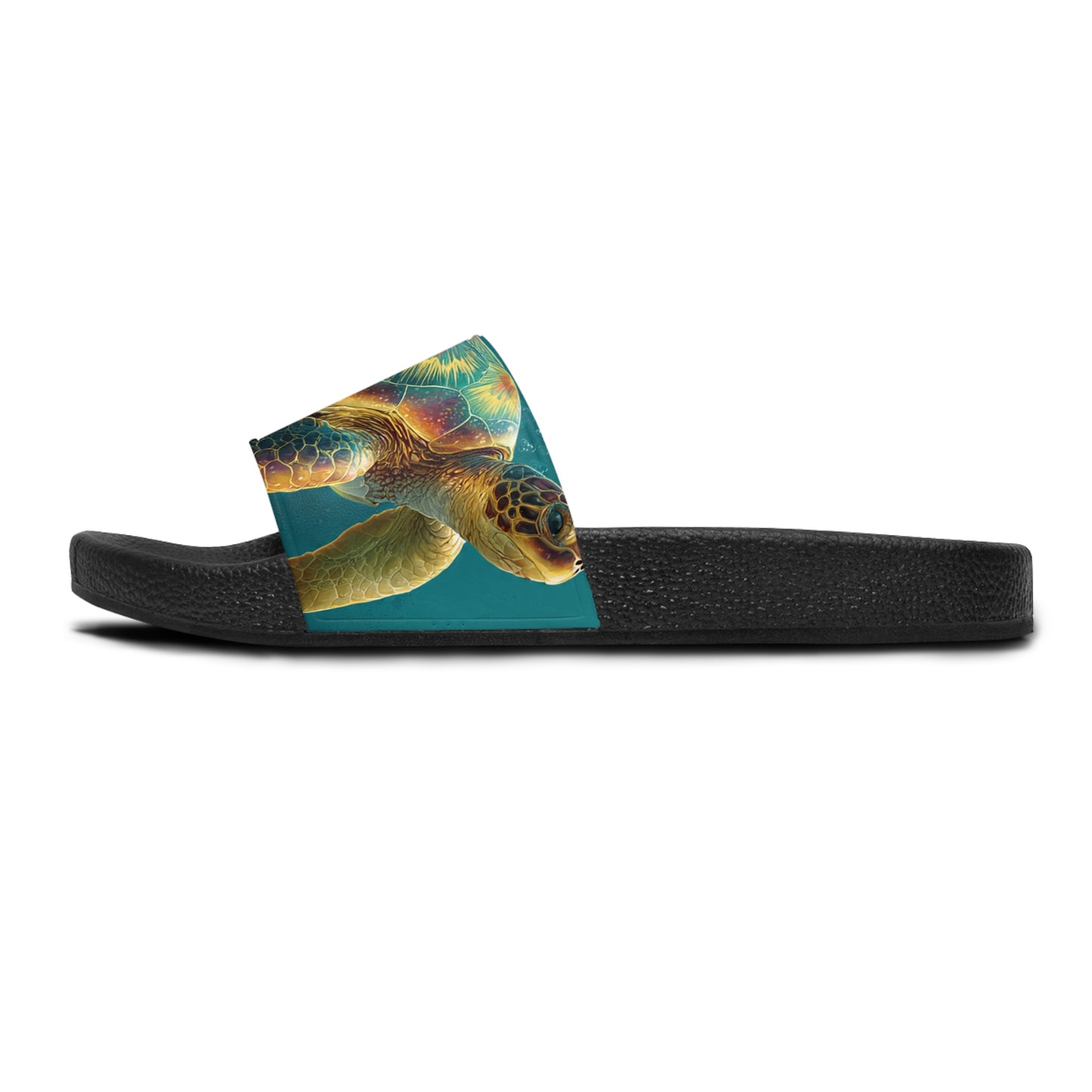 Abstract Jellyfish Slide Sandals – Ocean-Inspired Women's Beach Slides