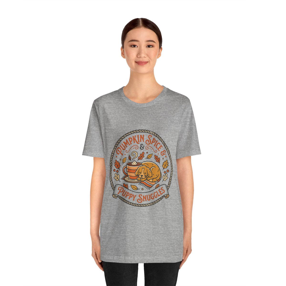 Pumpkin Spice & Puppy Snuggles Tee