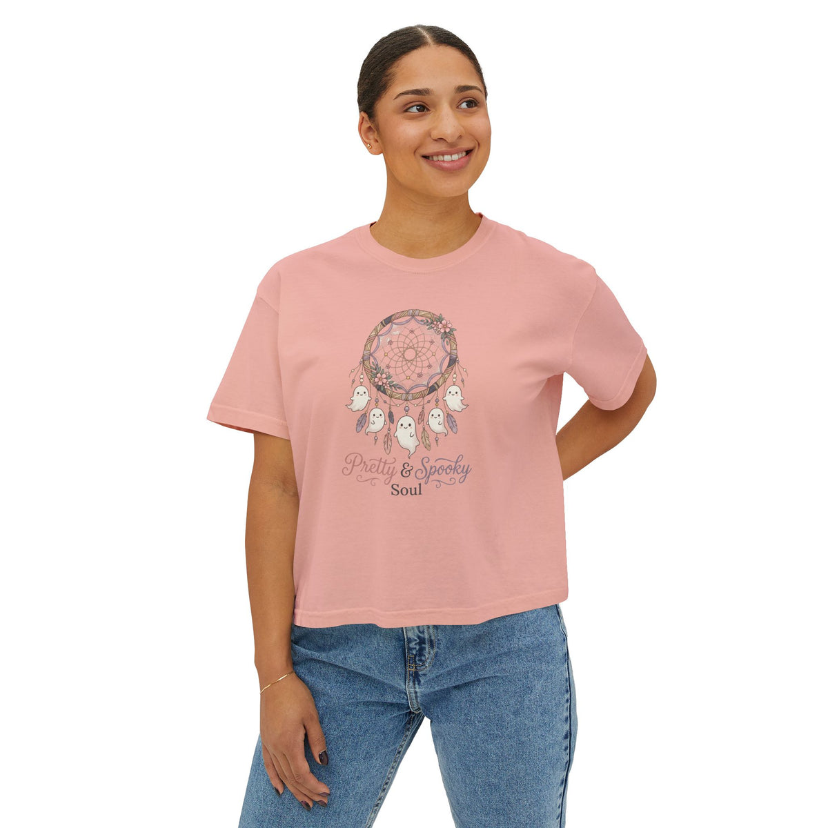 Pretty & Spooky Soul Dreamcatcher Boxy Tee