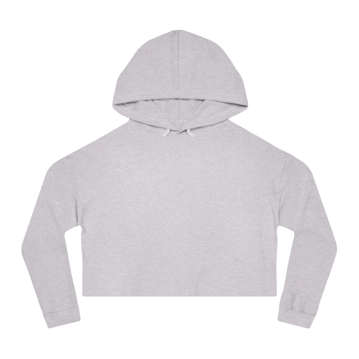 Cropped Hooded Sweatshirt — "Chilly Air & Fireside Hair" Cozy Fall Hoodie