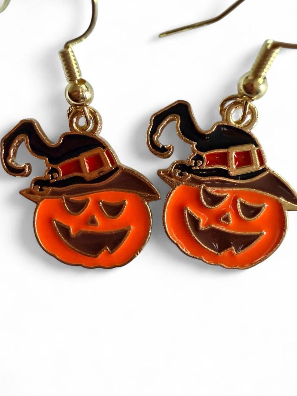 Boo-tiful Witchy Pumpkin Earrings | Halloween Dangle Earrings | Boo-tiful Souls Collection
