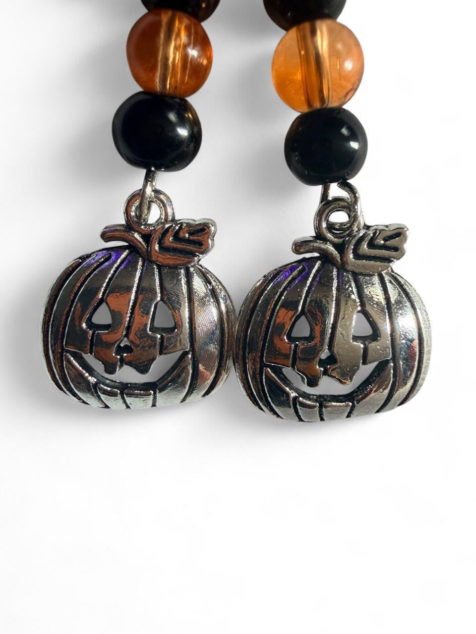 BOO-TIFUL SOULS Pumpkin Jack-O’-Lantern Earrings
