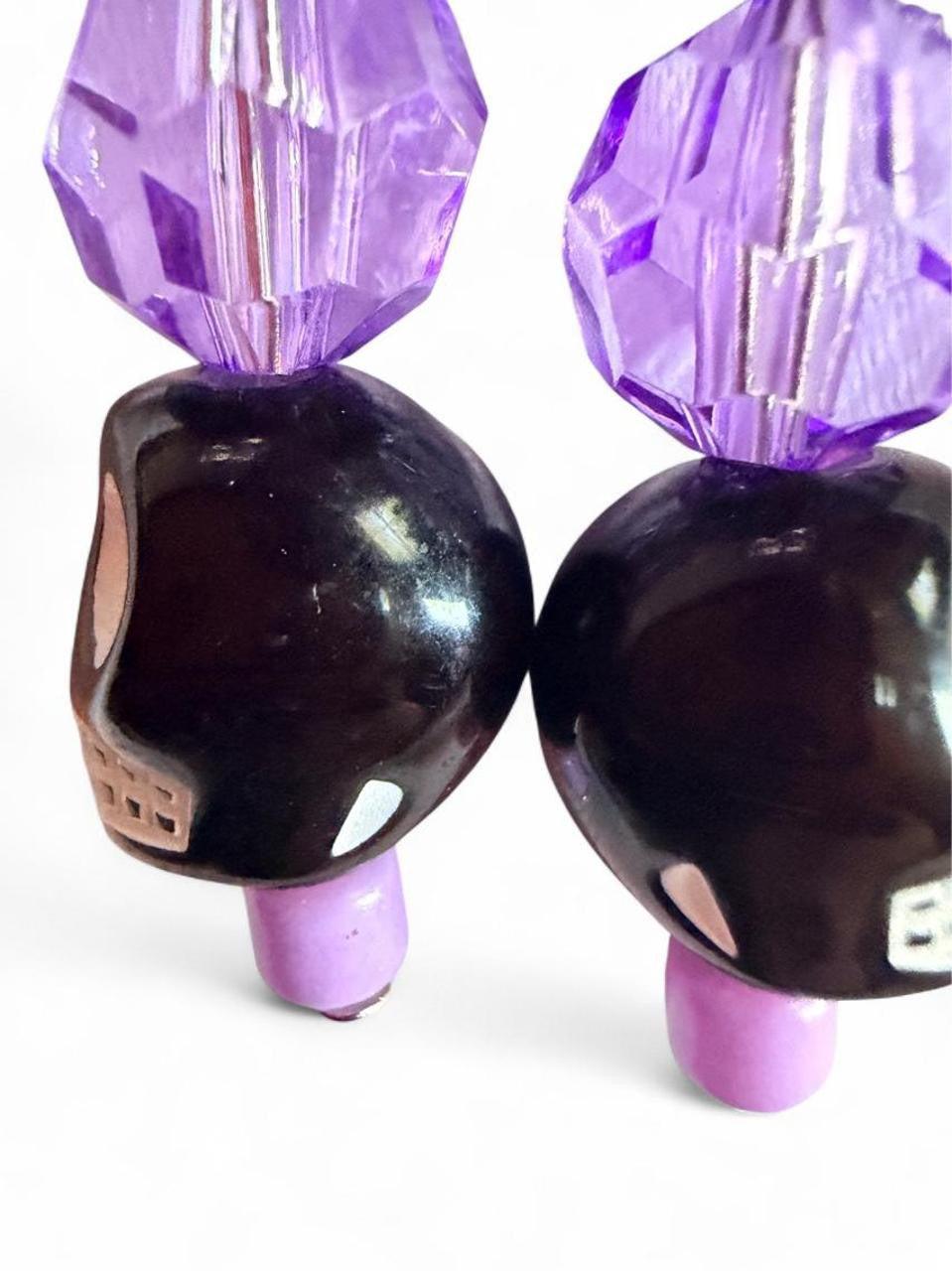 Boo-tiful Black Skull Earrings | Halloween Dangle Earrings | Boo-tiful Souls Collection