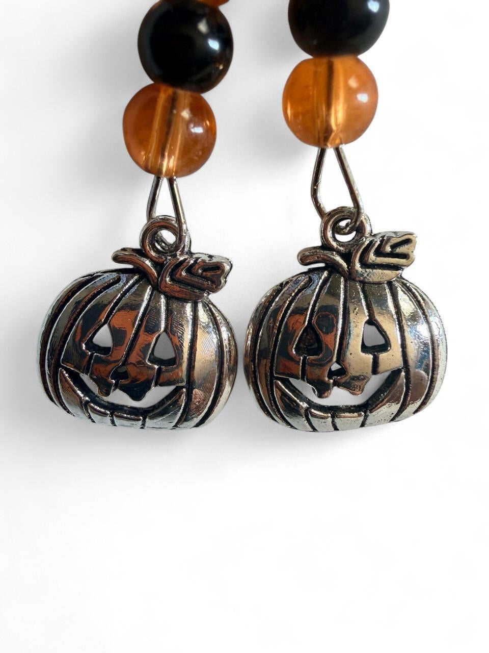 Pumpkin Charm Drop Earrings
