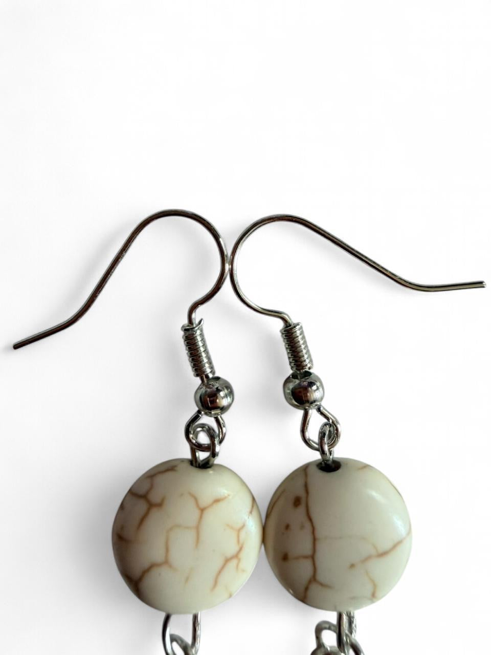 Handmade Tree of Life Earrings – Natural Stone Style • Boho Artisan Jewelry